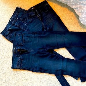 (3 Pairs) Express Jeans in perfect condition. 2 Mid Rise, 1 High Rise, Size 2S